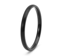 Grewod Bague Homme Acier Inoxydable 2-10mm Dôme Brossé Bagues Mariage Bijoux Alliance