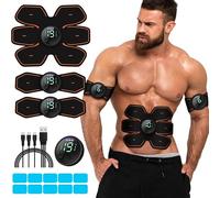Grexemin cepignoly - Stimulateur articulaire ABS - Équipement d'entraînement - Machine abdominale rechargeable par USB - Équipement pour abdominaux, bras, jambes - Équipement d'entraînement de force