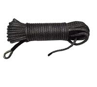Grey 6mm * 30m Synthetic VTT Winch corde, hors route, câble de treuil bateau, synthétique