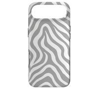 Grey and White Zebra Stripes Pattern Animal Print Coque pour iPhone Air