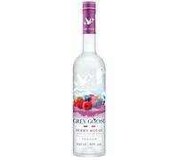 GREY GOOSE Berry Rouge Vodka Premium Française, 40% VOL, 70 vec des Essences Naturelles de Myrtilles, Mûres, Fraises et Framboises, 700ml