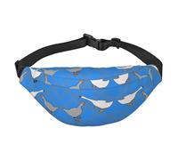 grey goose Sac banane de voyage tendance, adapté pour le sport, la course, le cyclisme, les voyages, la pêche, grand sac banane pour garçons