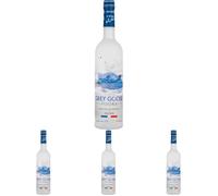 GREY GOOSE Vodka 100% Française, 40% vol. d’alc., 70 cl/700 ml, Préparée à partir des Meilleurs Ingrédients Naturels Français: du Blé de Picardie et de l’Eau de Source Naturelle de Charente (Lot de 4)