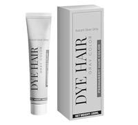 Grey Hair Dye - Temporary Color Cream for Men and Women | Ammonia Free Formula with Conditioning, Easy Application Hair Coloring for Roots, Highlights, or Full Coverage