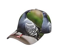 Grey Pigeon Casquette de baseball réglable pour un confort élégant et un soleil - Unisexe et respirant pour une utilisation en toutes saisons, noir, taille unique