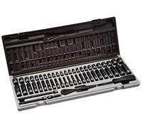 Grey Pneumatic (89653CRD) Lot de 53 douilles 6 pans fractionnaires et métriques 6 pans