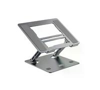 (Grey)RYRA Laptop Stand Adjustable Aluminum Alloy Laptop Tablet Stand Up To 17 Inch Laptop Portable Folding Stand Notebook Cooling