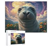 Grey Sceau Puzzles 500 Pièces Educa 3D Edificio du Paysage Décoration Intérieure Moderne pour Famille Challenge Difficile Divertissement Artistique 500 PCS