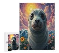 Grey Sceau Puzzles 500 Pièces Educa Qualité Supérieure Edificio du Paysage Jeu D'Intelligence Éducatif pour Famille Vision 3D Relaxation Artistique 500 PCS