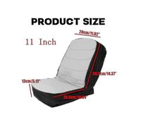 (grey)Waterproof For John Deere Seat Cover Lawn Ride On Mower Tractor Up To 15" Ta