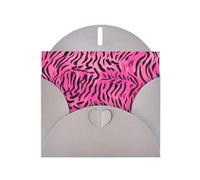 Grey WHJSHOP Carte de vœux Imprimé tigre léopard Rose - Papier nacré haut de gamme double face effet perlé avec boucle d'amour et enveloppe en papier nacré