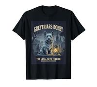 Greyfriars Bobby - Loyal Skye Terrier Scottish Dog Scotland T-Shirt Graphique avec Valeur