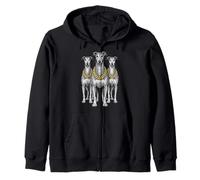 Greyhound Italian Greyhound Iggy Rap Old School Rétro Rétro Sweat à Capuche