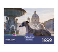 Greyhound italien1000 Pièces PuzzleChien Contes Magiques, Adultes/Enfants, Puzzle Qualité Supérieure, Fantaisie, Détente 70x50cm/1000pcs