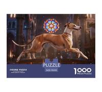 Greyhound italienPuzzle Adulte 1000 PiècesChien Contes Magiques, Adultes/Enfants, Illustration Originale, Puzzle Qualité Supérieure, Détente 70x50cm/1000pcs
