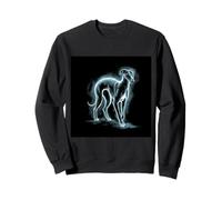 Greyhound majestueux avec les couleurs de l'eau Sweatshirt