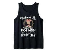 Greyhound Rocking The Dog Mom and Aunt Life Mothers Day Débardeur