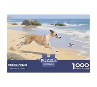 Greyhound1000 Pièces PuzzleChien Contes Magiques, Adultes/Enfants, Le Cabanon De L'Artiste, Activités Familiales 38x26cm/1000pcs