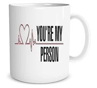 Grey's Anatomie citations tasse You're Mon personne CITATION anniversaire Ami COPINE femme Noël Secret Santa imprimé tasses fantaisie wsdmug952