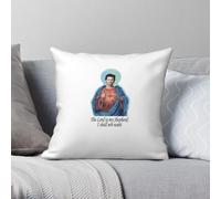 Grey's Anatomy Derek Shepherd Jésus Taie d'oreiller carrée Polyester Lin Velours Imprimé Fermeture Éclair Décor Taie d'oreiller Maison 45,7 cm