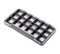 Greys Boîte de Rangement Mince pour Articles de pêche | Boîte de Rangement Flottante étanche | Rangement avec Couvercle Transparent | Convient pour Veste ou Poche de Gilet | Fermeture magnétique | 18