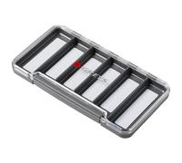 Greys Boîte de Rangement Mince pour Articles de pêche | Boîte de Rangement Flottante étanche | Rangement avec Couvercle Transparent | Convient pour Veste ou Poche de Gilet | Fermeture magnétique | 6