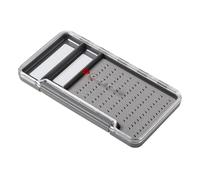 Greys Boîte de Rangement Mince pour Articles de pêche | Boîte de Rangement Flottante et étanche | Boîte à Mouches pour serpentins/nymphes | Rangement avec Couvercle Transparent | Convient pour Veste