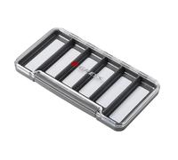 Greys Boîte de Rangement Mince pour Articles de pêche | Boîte de Rangement Flottante étanche | Rangement avec Couvercle Transparent | Convient pour Veste ou Poche de Gilet | Fermeture magnétique | 6