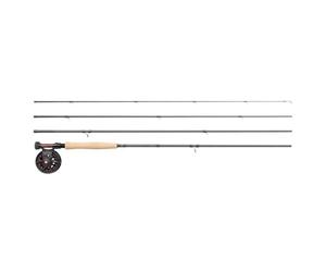 Greys Ensemble Canne à pêche à la Mouche et Moulinet Euro Nymph 4 pièces avec Moulinet Large Action légère et équilibrée Livré avec Canne et Moulinet 3,4 m 3 W