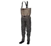 Greys Tail Waders Stockingfoot De Pêche | Imperméables Respirantes pour Pêche À La Mouche en Rivière, Lac Et Littoral | Chaussettes Néoprène 4,5mm | Bretelles Ajustables | XL | UK 10,5-12 | EU 45-47