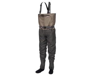 Greys Tail Waders Stockingfoot De Pêche | Imperméables Respirantes pour Pêche À La Mouche en Rivière, Lac Et Littoral | Chaussettes Néoprène 4,5mm | Bretelles Ajustables | L | UK 8-9,5 | EU 42-44