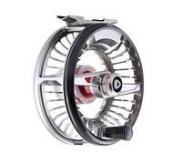 Greys Tital Moulinet à Mouche | Large Arbor Eau Douce | Récupération Fluide & Libération Bobine | Frein Disque Carbone | Barres de Précision | Poche de Protection | 3/4