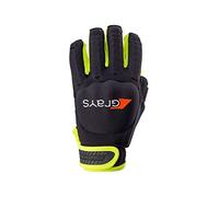 Greys Touch Pro Gant de Hockey - Noir/Jaune Fluo (2017/18)