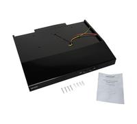 Greystone - Hotte aspirante super fine de 55,9 cm, ventilée, 12 V, noire