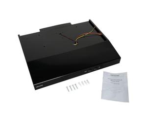 Greystone - Hotte aspirante super fine de 55,9 cm, ventilée, 12 V, noire