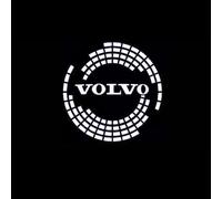 GRFIT 2 PIÈCES Lumières de bienvenue de projecteur d'éclairage de logo de porte LED, pour Volvo XC60 XC40 XC90 S60 S90 V60 V40, décoration lumineuse de projecteur laser de porte,C