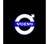 GRFIT 2 PIÈCES Lumières de Bienvenue de projecteur d'éclairage de Logo de Porte LED, pour Volvo XC60 XC40 XC90 S60 S90 V60 V40, décoration Lumineuse de projecteur Laser de Porte,A