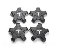 GRFIT 4 PIÈCES Enjoliveurs de Centre de Roue de Voiture pour Tesla Modèle 3 2021-2023, Couverture D'insigne de Jantes Anti-poussière d'origine 18 Pouces Accessoires de Décoration Automatique,D