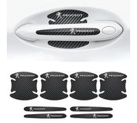 GRFIT Autocollant de Protection de Poignée de Voiture pour Peugeot 408 508 4008 5008 308, Protecteur Anti-Collision, 8 Pièces, B