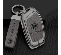 GRFIT Étui de Protection pour clé de Voiture, Ensemble de Supports de Coque de Protection, pour MG3 MG4 EV / MG5 / MG6 MG HS/MG Marvel R/MG ZS,B-Grey