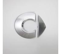 GRFIT Logo de Maille d'évent Avant, pour Mercedes Smart Fortwo ForFour 451 453 Autocollant décoratif Couverture Autocollant calandre Pression, Style extérieur,B