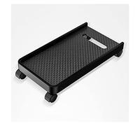GRFIT Plateformes et Supports Support de processeur Multifonctions, Support de Main-d'œuvre Mobile PC avec roulettes CPU Support Panier, Roule à roulettes de Verrouillage (Noir) Support d'ordinateur