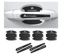 GRFIT Protecteur de Poignée de Porte de Voiture pour Citroen C2 C3 C4 C5 C6 C8 XSARA, Protection de Bol Porte Anti-Collision, 8 pièces