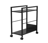 GRFIT Support CPU sous Le Bureau CPU Stand Double-Couche PC PC Mainframe Tower Tower Bracket High-Dury Box Box Holder Multi-Fonction Rack avec Roues Support CPU, Support de Tour d'ordinateur