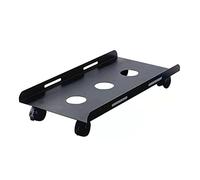 GRFIT Support CPU sous Le Bureau CPU Stand Metal Hollow Cooling PC Host Tower Stand Home Office Halled Mobile Host Host Chassis Chassis Play Rack avec Roues Support CPU, Support de Tour d'ordinateur