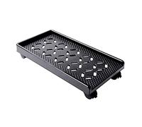 GRFIT Support de processeur Panier de Support CPU de Rack Mobile PC avec Roues, Plateau de Base d'hôte PC de Bureau, étagère de châssis de poulie Mobile (Noir)