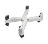 GRFIT Support de processeur Support de Tour PC, Support CPU réglable avec 5 roulettes pivotantes, Support CPU Mobile de Type X for sous Le Bureau, Largeur réglable jusqu'à 9,8 Pouces