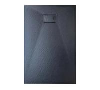 Grg Bac à Douche 80x120x2,6 CM Anthracite Effet Pierre Mod. Strong