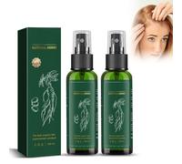 Grgowe 2 Pc Ginseng Hair Regrowth Serum Spray,Red Ginseng Hair Growth Spray,Hair Regrowth Essence,Spray Hair Growth,Hair Regrowth Serum With Ginger,For Hair Loss And Hair Regrowth