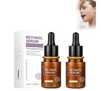 Grgowe 2Pack Crème Hydratante Au Rétinol,Sérum Visage Au Rétinol,Essence De Rétinol,Anti Aging Wrinkle Removal Skin Firming Cream,Réduit Les Rides Sèches Et Les Ridules-1